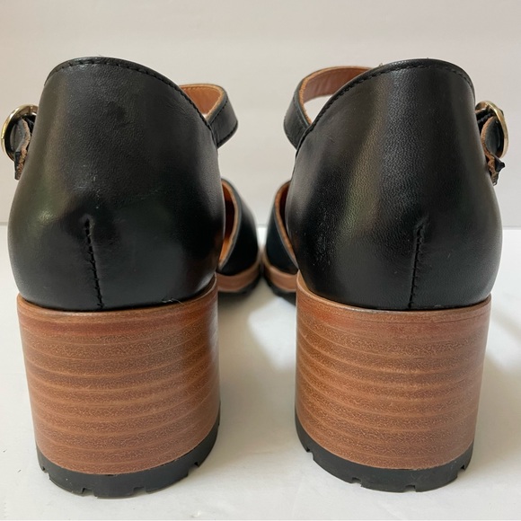 Portland Leather Patina Black Leather Mary Janes Size 9 - Picture 14 of 16